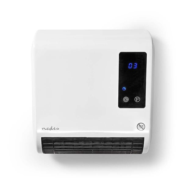 NEDIS - Chauffage soufflant éléctrique 2000W avec Télécommande Programmable Salle de bain Chauffe jusqu'à 20 m² NEDIS - large