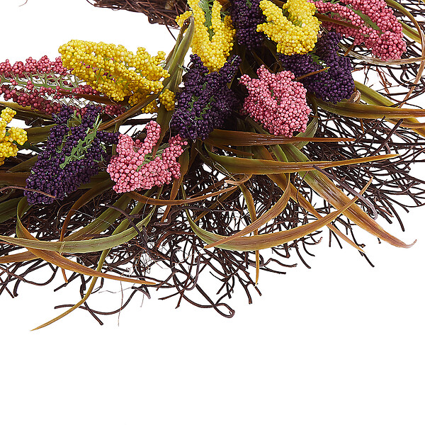 BELIANI - Couronne décorative CANDELARIA 50 cm Multicolore - large