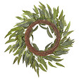 BELIANI - Couronne décorative GAMRUN 70 cm Vert - vignette