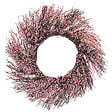 BELIANI - Couronne décorative GALLETAS 50 cm Rose - vignette