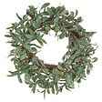 BELIANI - Couronne décorative DANRUN 65 cm Vert - vignette