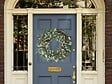 BELIANI - Couronne décorative DANRUN 65 cm Vert - vignette