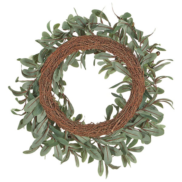 BELIANI - Couronne décorative DANRUN 65 cm Vert - large