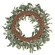 BELIANI - Couronne décorative DANRUN 65 cm Vert - vignette