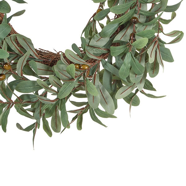 BELIANI - Couronne décorative DANRUN 65 cm Vert - large