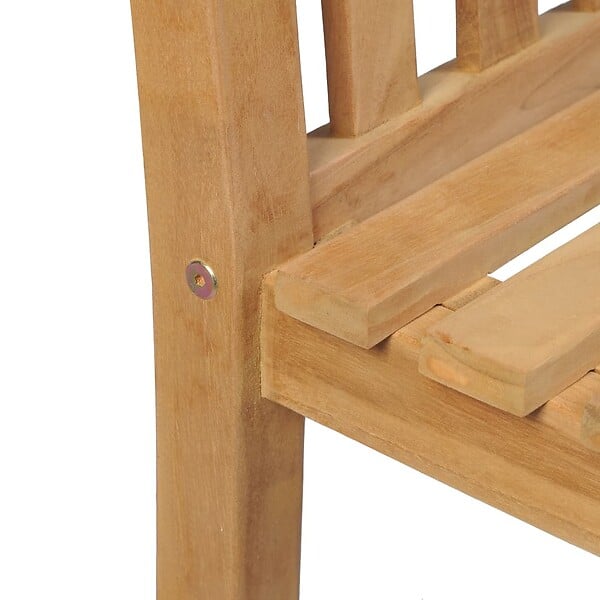 VIDAXL - vidaXL Chaises d'extérieur lot de 2 Bois de teck solide - large