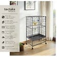 TECTAKE - Cage à oiseaux 131 cm gris anthracite - vignette