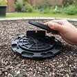 JOUPLAST - Plot fixe terrasse pour lambourde 10 mm  - JOUPLAST - Carton de 60 plots - vignette
