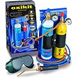 KEMPER - Chalumeau Bi-Gaz Oxygène Propane Pro 3300°C : Kit Complet Soudage & Brasage, Coupe Acier 5 mm, Détendeurs, Manomètres KEMPER - vignette