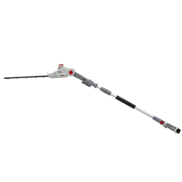 IKRA - Taille Haie sur perche télescopique 12V - Lame de 41cm -Batterie Lithium 2,5Ah - Chargeur 12V - Sangle d'épaule IKRA - large