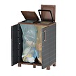 ARTPLAST - Abri Poubelles 2 Sacs Anthracite - Armoire Cache Poubelle de Tri Sélectif 68 x 37 x 90 cm Terrasse, Restaurant Art Plast - vignette
