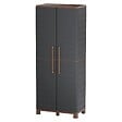 ARTPLAST - Armoire de rangement haute 2 portes 3 Etagères réglables 68 x 37 x 169cm - Meuble de Garage Atelier Buanderie Artplast - vignette