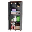 ARTPLAST - Armoire de rangement haute 2 portes 3 Etagères réglables 68 x 37 x 169cm - Meuble de Garage Atelier Buanderie Artplast - vignette