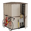 INTEC - Abri de Jardin Extérieur Beige - Cabanon de Jardin 151x146x200cm avec plancher - Rangement Outils, Vélos INTEC - vignette