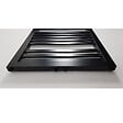 STANO - Radiateur sèche-serviettes eau chaude design KLEA 128 x 54 cm noir mat - vignette