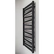 STANO - Radiateur sèche-serviettes eau chaude design CYRKA 97 x 50 cm noir mat - vignette