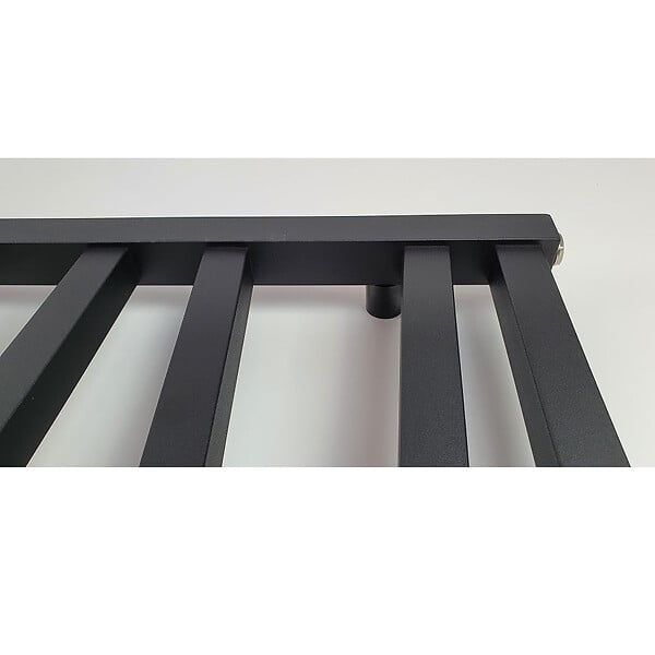 STANO - Radiateur sèche-serviettes eau chaude design CYRKA 97 x 50 cm noir mat - large