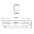 CONCEPT USINE - Meuble TV design avec placards aspect bois et gris anthracite 180cm BRONI - vignette