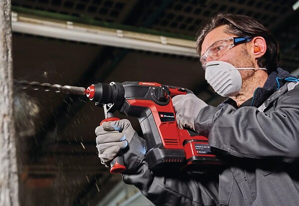 EINHELL - Perforateur sans fil TP-HD 18/28 Li BL (1x3,0 Ah) - 18V - brushless - 2,8J - mandrin SDS-Plus - large