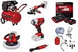EINHELL - Kit garage et atelier Einhell – Visseuse, meuleuse, polisseuse, compresseur + accessoires et batteries - vignette