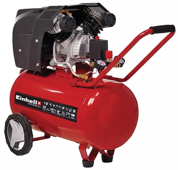 EINHELL - Kit garage et atelier Einhell – Visseuse, meuleuse, polisseuse, compresseur + accessoires et batteries - large