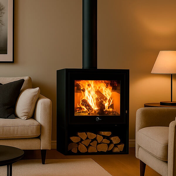 SANNOVER - Poêle à Bois Arclas 12 kW Bûche 60 cm Sannover - large