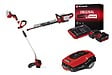 EINHELL - Kit premium jardin sans fil Einhell – Taille-haies 36V, coupe-bordure 36V, robot tondeuse + batteries 4.0Ah - vignette