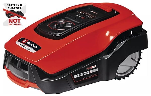 EINHELL - Kit premium jardin sans fil Einhell – Taille-haies 36V, coupe-bordure 36V, robot tondeuse + batteries 4.0Ah - large
