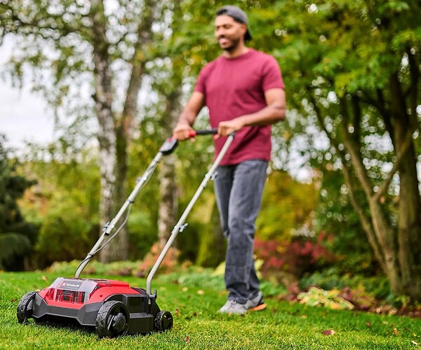 EINHELL - Scarificateur sans fil GC-SC 18/28 DS Li - 28 cm -Solo sans batterie ni chargeur - large