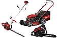 EINHELL - Kit thermique jardin Einhell – Tondeuse 56 cm, débroussailleuse, taille-haie, tronçonneuse - vignette