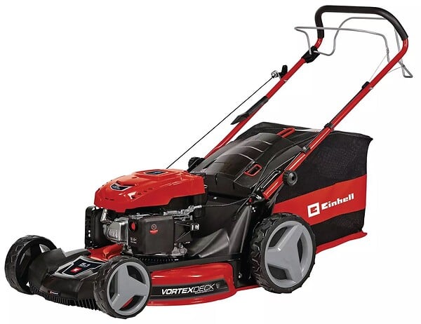 EINHELL - Kit thermique jardin Einhell – Tondeuse 56 cm, débroussailleuse, taille-haie, tronçonneuse - large