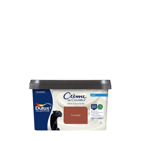 DULUX VALENTINE - Peinture biosourcée - Tomette - 2,25 L - large