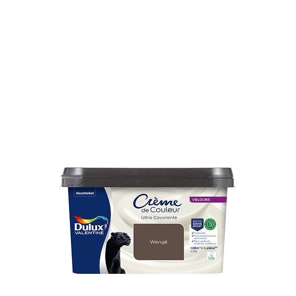 DULUX VALENTINE - Peinture intérieure biosourcée - Wengé Velours - 2,25 L - large
