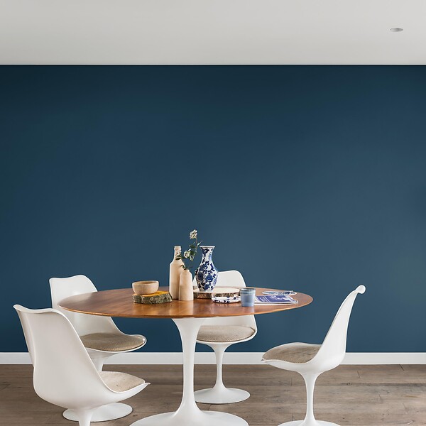 DULUX VALENTINE - Peinture Crème de Couleur Biosourcé - Bleu Paon - Satin - 2,25 L - large
