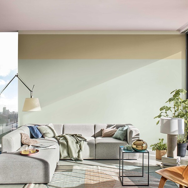 DULUX VALENTINE - Peinture Crème de Couleur Biosourcé - Douceur de l'Aube -Velours 2,25L - large