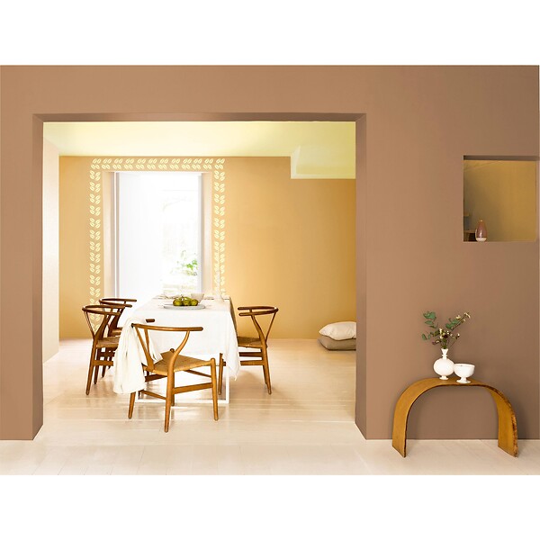 DULUX VALENTINE - Peinture Crème de Couleur Biosourcé - Blanc Cassé - Mat - 0,5 L - large