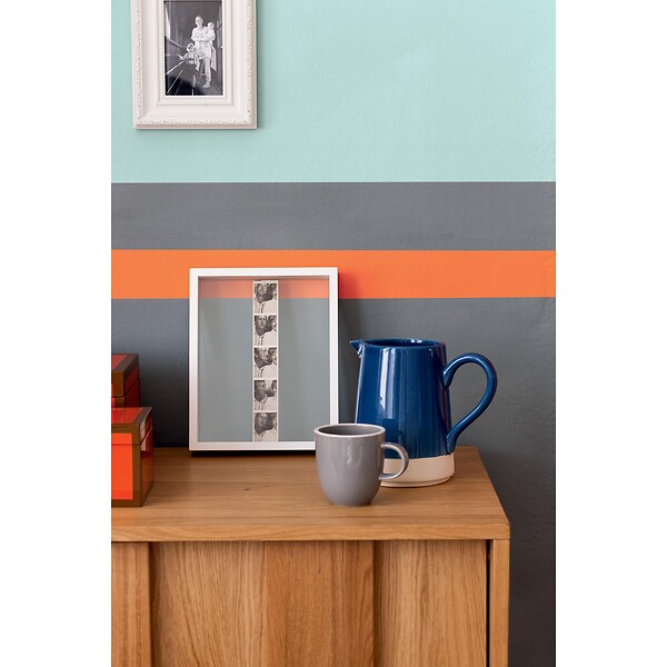 DULUX VALENTINE - Peinture Crème de Couleur Biosourcé - Gris Building - Satin - 0,5 L - large
