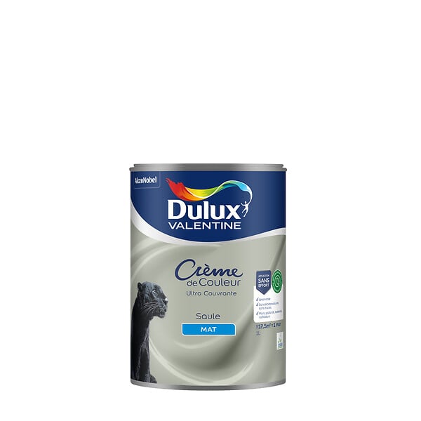 DULUX VALENTINE - Peinture intérieure mat biosourcée - Saule - 1L - large