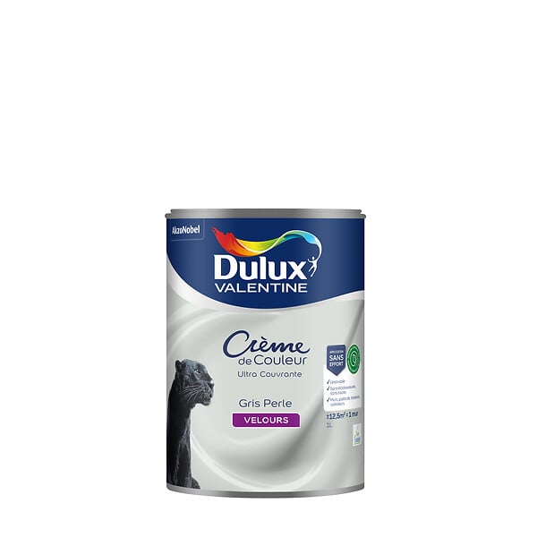 DULUX VALENTINE - Peinture biosourcée intérieure - Gris Perle - 1L - large