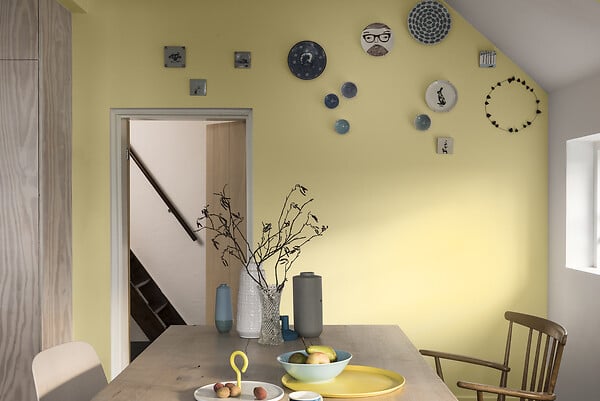 DULUX VALENTINE - Peinture Crème de Couleur Biosourcé - Mini Beurre - 1L - large