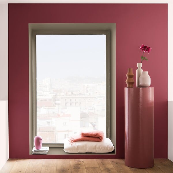 DULUX VALENTINE - Peinture biosourcée - Grès Rose - Velours - 1L - large