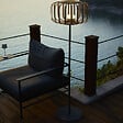 LUMISKY - Lampadaire extérieur sans fil STANDY BAMBOU H150cm - vignette