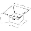 GRILL'CHIC - Bol A Feu Cevenol Pool Corten Carre 74 Simple Cuve - vignette