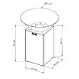 GRILL'CHIC - Bol A Feu Cevenol Corten Normal Rond 74 Simple Cuve - vignette