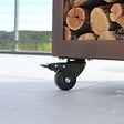 GRILL'CHIC - Pack Privilege Brasero Classique Acier 83 Rouge Double Cuve - Avec rangement bois - vignette