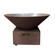 GRILL'CHIC - Bol A Feu Cevenol Pool Corten Rond 74 Simple Cuve - vignette