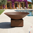 GRILL'CHIC - Bol A Feu Cevenol Pool Corten Rond 74 Simple Cuve - vignette
