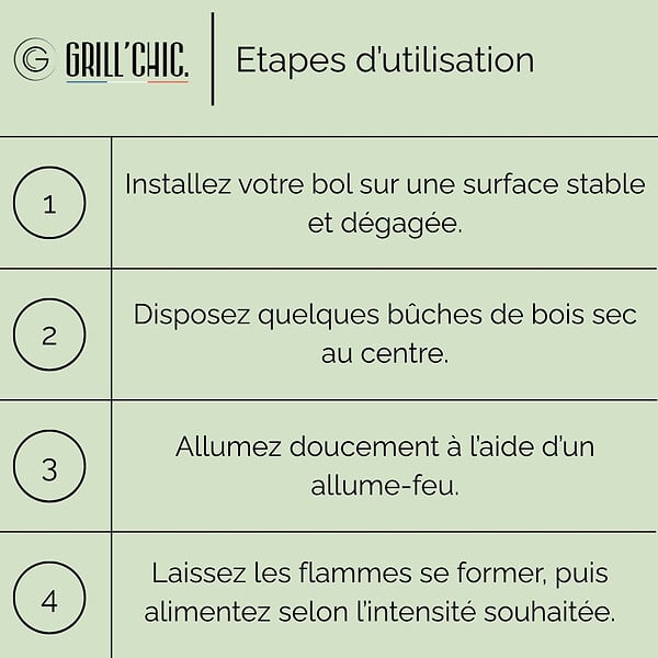 GRILL'CHIC - Bol A Feu Cevenol Pool Corten Rond 74 Simple Cuve - large