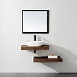 STANO - Plan suspendu pour vasque TOP noyer 80 x 46 cm - vignette