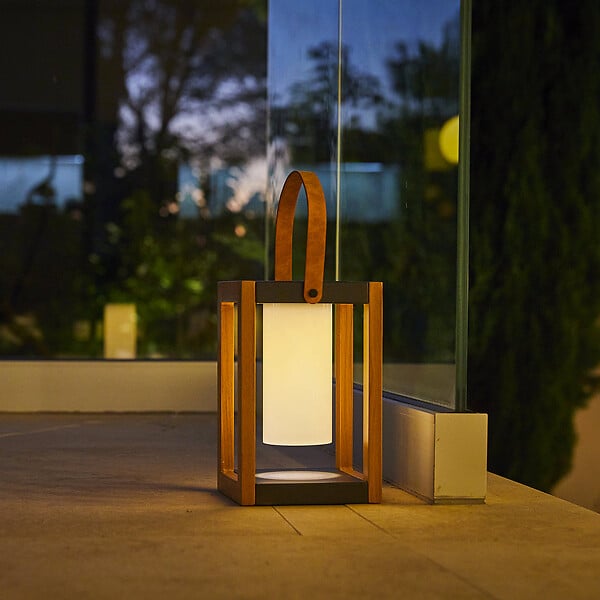LUMISKY - Lanterne solaire et rechargeable SERAPHINA H32cm - large